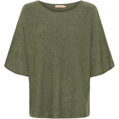 MARTA du château Strik - MdcSia Strik Bluse i Military Grøn