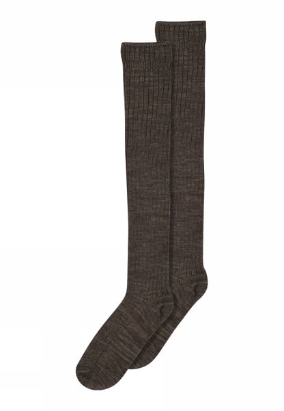 MP Women Strømper - 69508 Megan Knæstrømper i Brown Melange