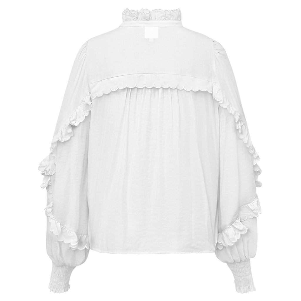 Gossia Bluse - Nanago Bluse i Hvid