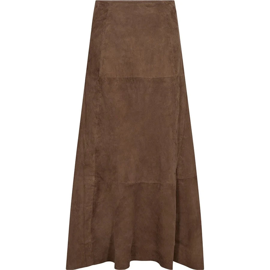Depeche Nederdel - 51312 Naomi Lang Nederdel i Toffee
