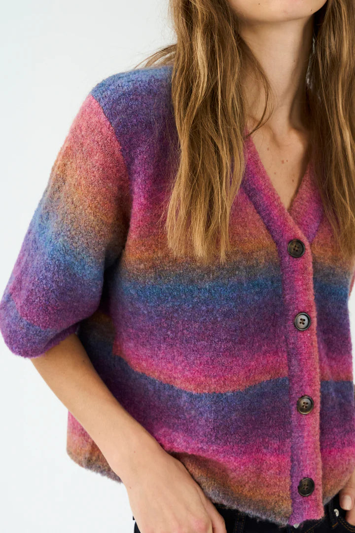 Pieszak Cardian - PD-New Dew SS Cardigan i Bright Grape
