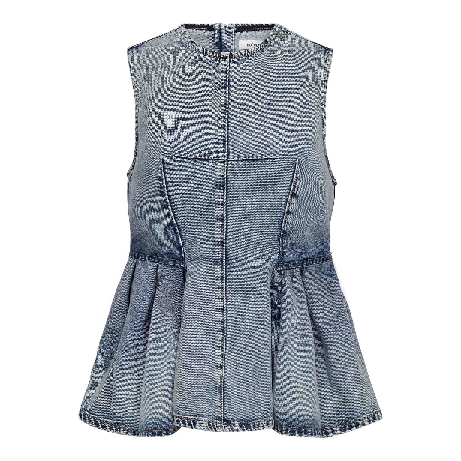 Co´Couture Vest - PancyCC Denim Top