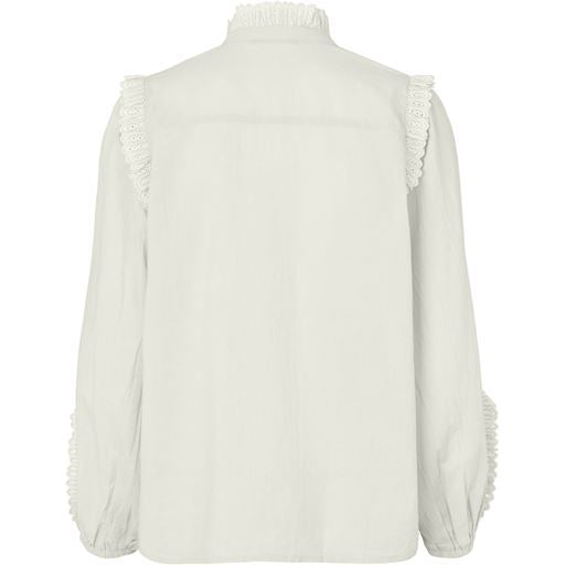 PBO Bluse - Ava Bluse i Star White