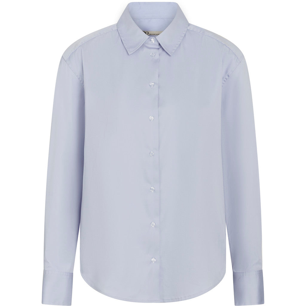 PBO Skjorte - PBOBizzy Skjorte i Blue Lavender