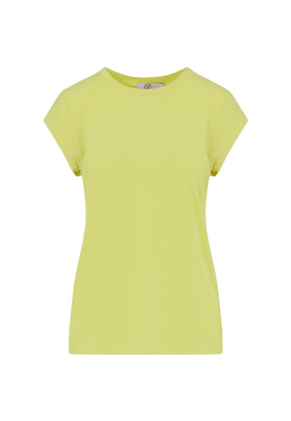 Coster Copenhagen T-shirt - CC Heart Basic T-shirt Rund Hals i Warm Yellow