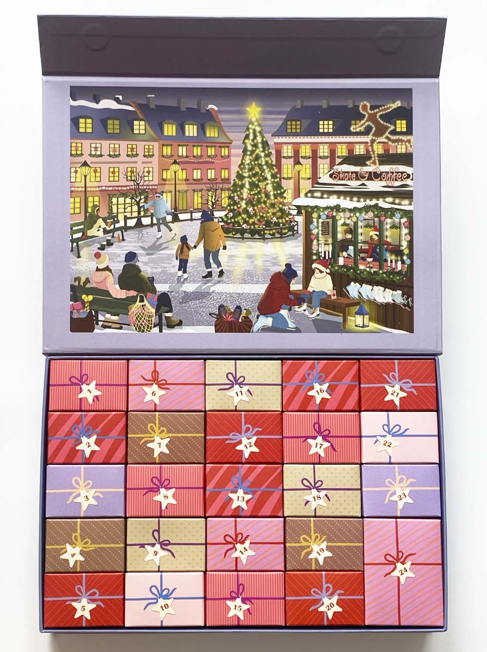 Visse Vasse Kalender - Julekalender Skate & Coffee Puslespil