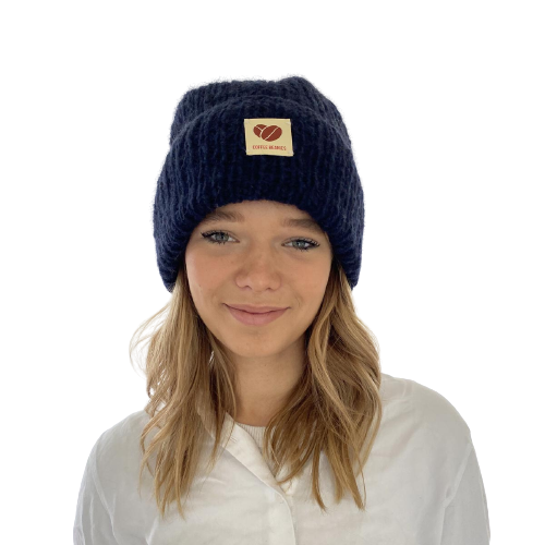 Coffee Beanies Hue - Sky Strik Hue i Dark Blue