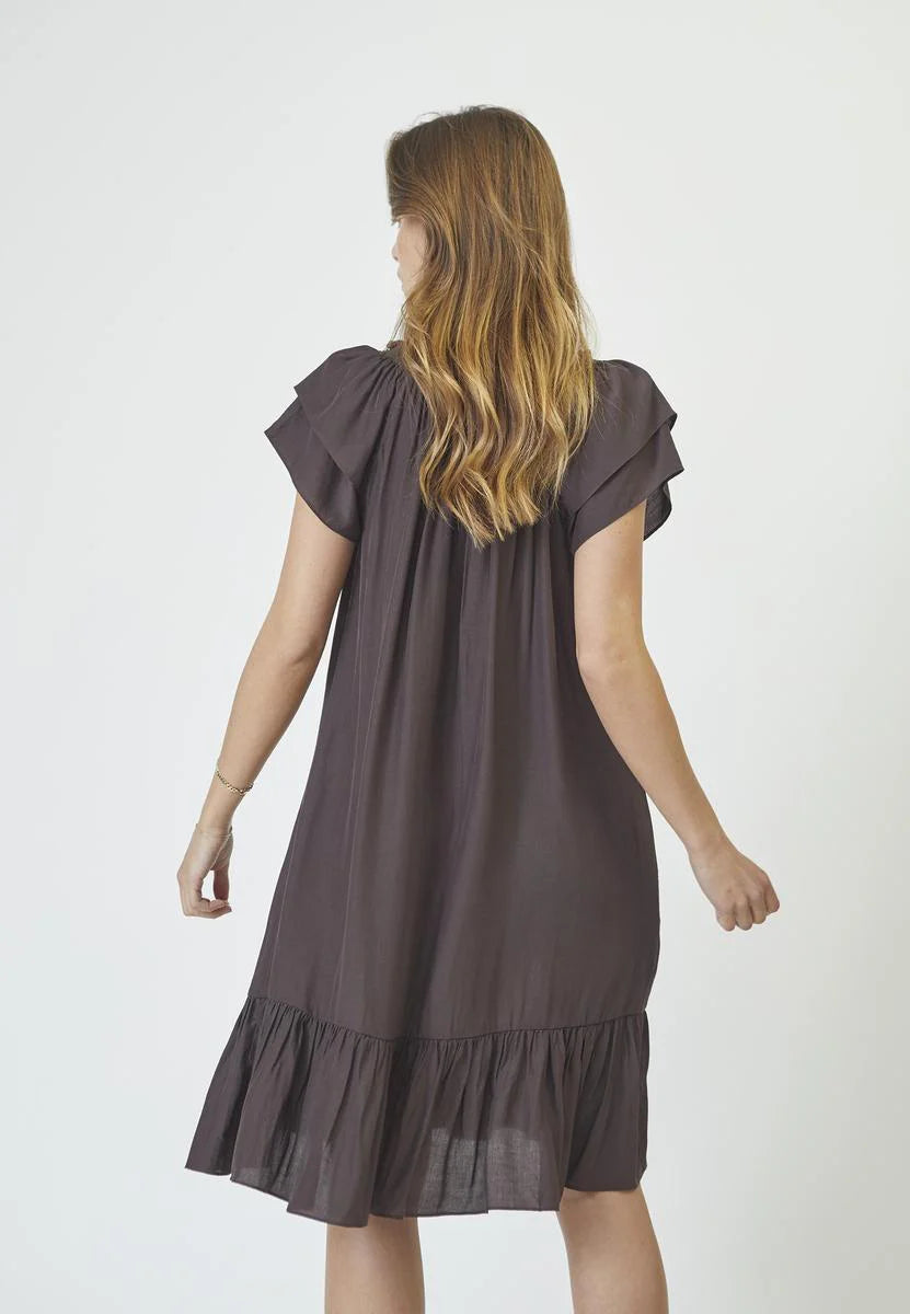 Co´Couture Kjole - SunriseCC Crop Kjole i Mocca
