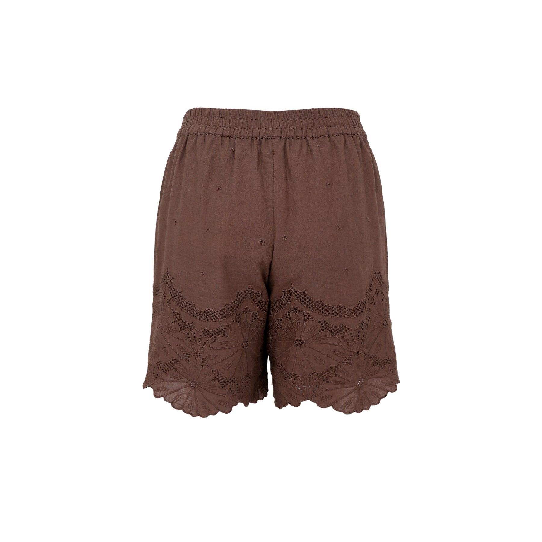 Black Colour Shorts - BcAgneta Lace Shorts i Expresso