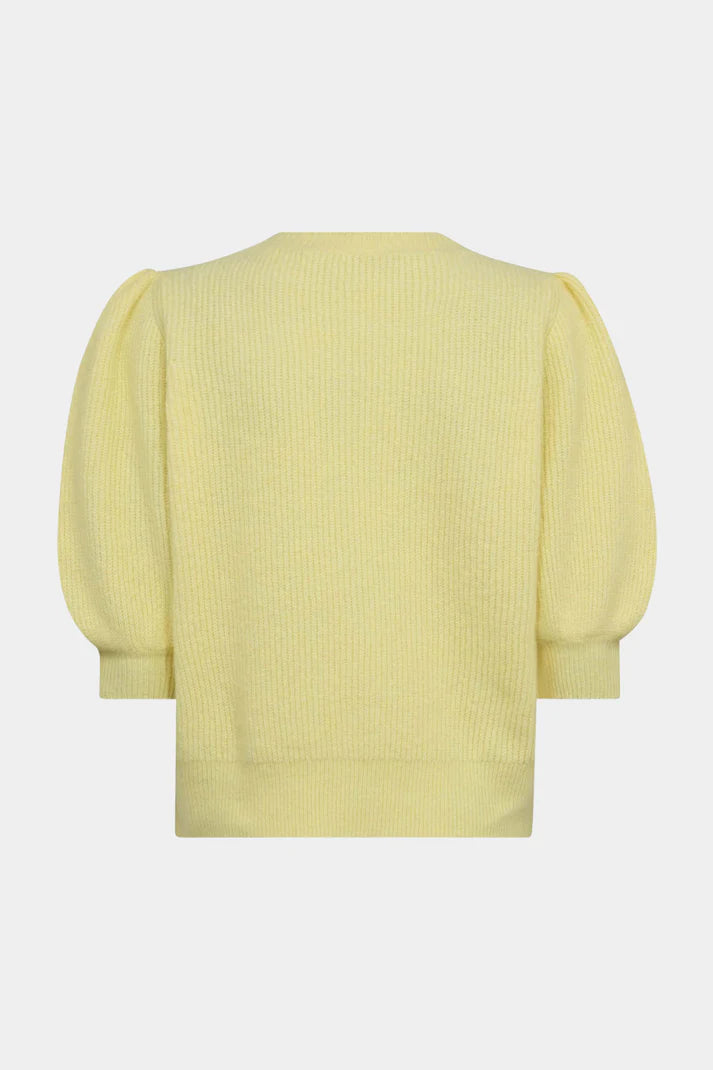 Co´Couture Cardigan - TheresaCC SS Strik Cardigan i Gul