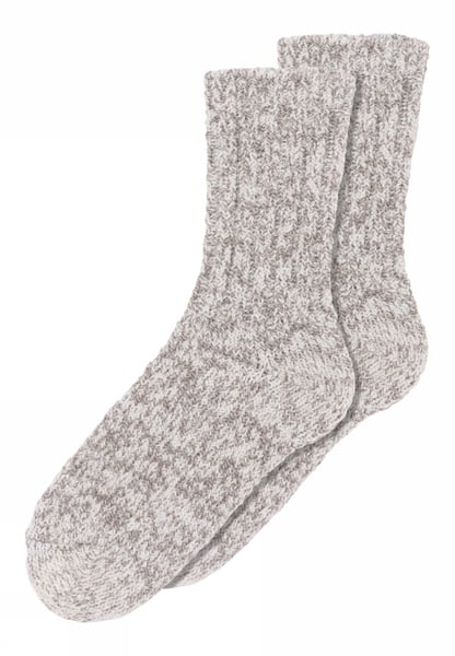 MP Women Strømper - 59550 Uld Rag Sokker i Light Grey Melange