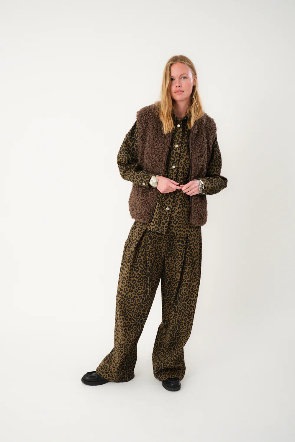 Lollys Laundry Vest - VadaLL Vest i Dark Mokka