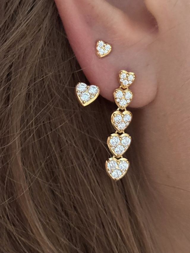 Stine A Ørering - 11412 J´adore Exclusive Ørering Med 5 Hjerter