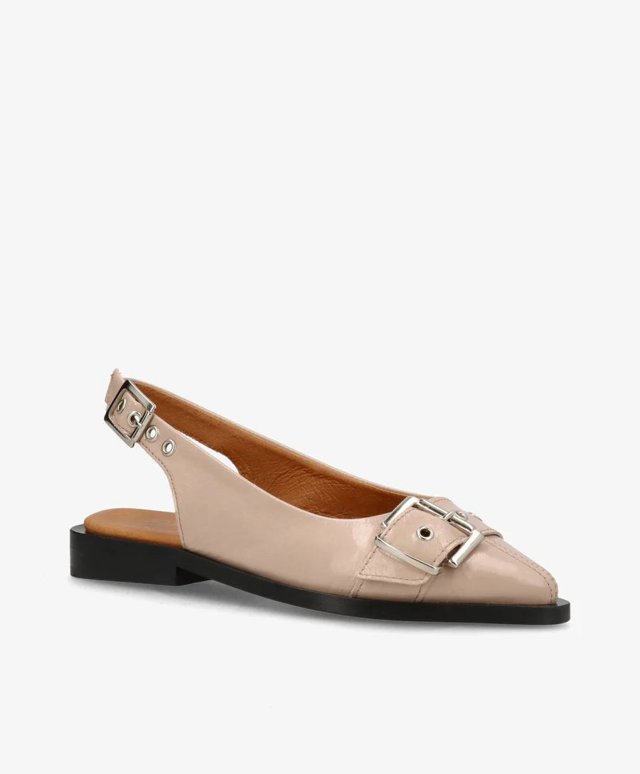 Phenumb Ballerina - Want Slingback Ballerina i Beige