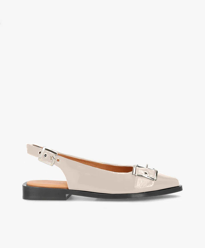 Phenumb Ballerina - Want Slingback Ballerina i Beige