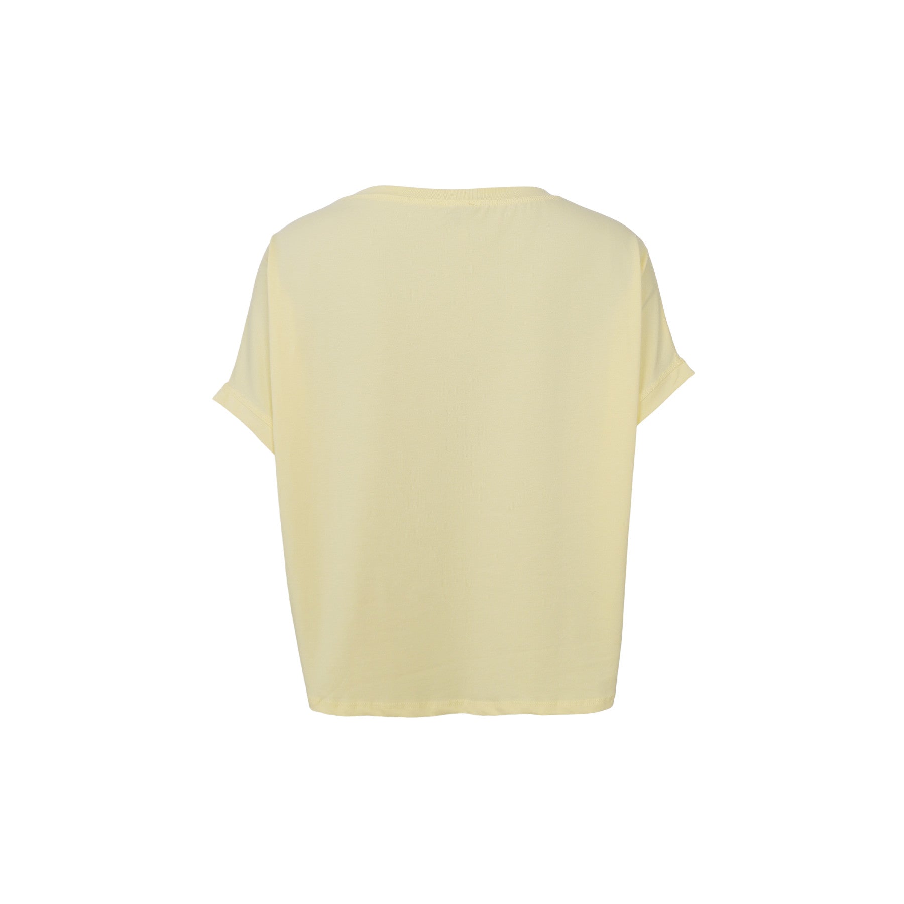 Black Colour T-shirt - BcMay Loose T-shirt i Pastel Yellow