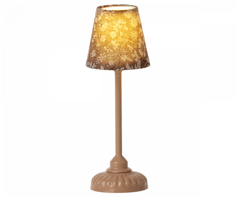 Maileg - Vintage Gulv Lampe, Lille, i Dark Powder