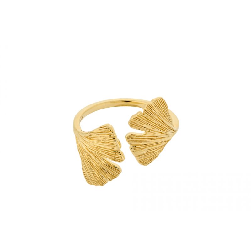 Pernille Corydon - Biloba Ring i Guld