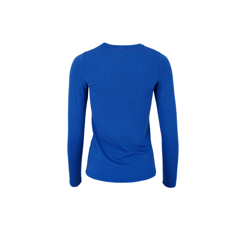 Black Colour - BcPayton Stribet L/S T-shirt i Cobolt blå