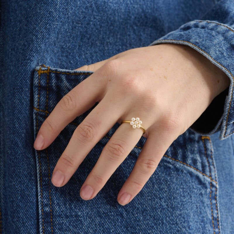 Pernille Corydon Fingerring - Ocean Bloom Ring