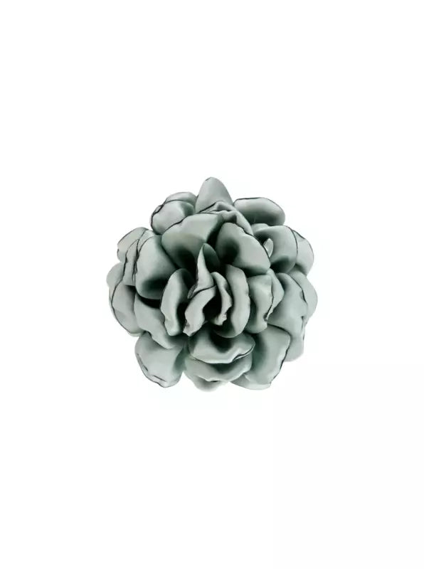 Black Colour - BcFiora Lille 2i1 Blomst Broche/Nål i Dust Green