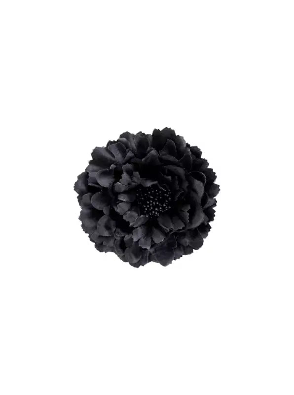 Black Colour - BcJulita 2i1 Blomst Broche/Nål i Sort