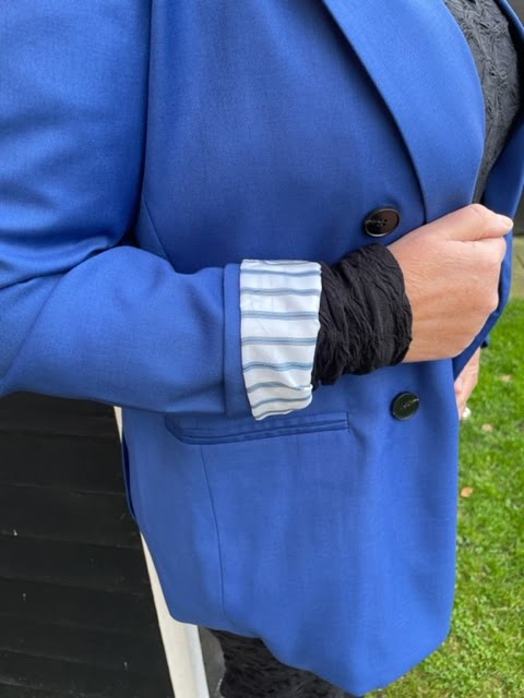 Co´Couture - Lingo Oversize Blazer i New Blue