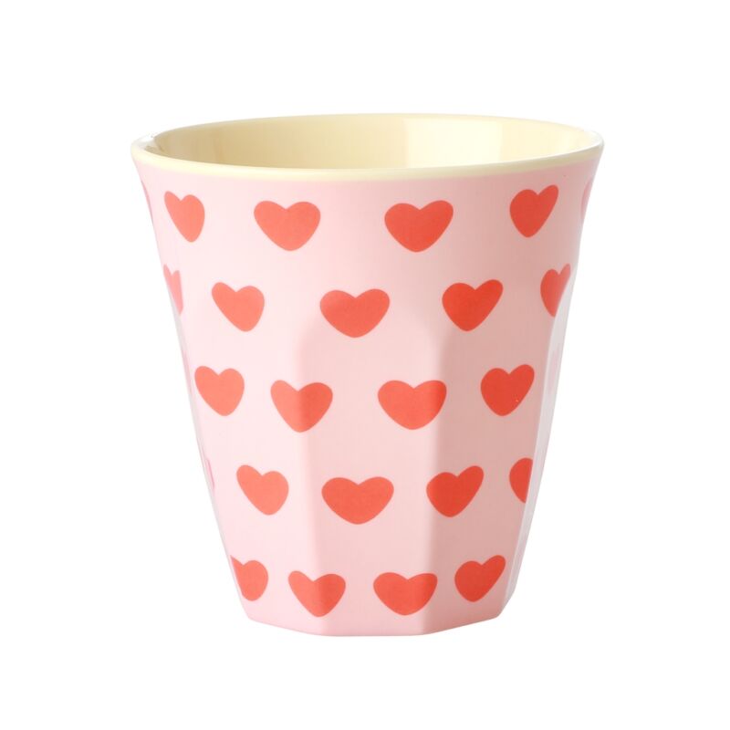 RICE - Melamin Kop Med Sweet Hearts Print