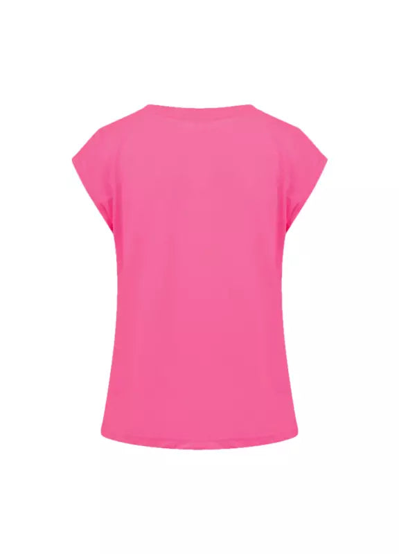 Coster Copenhagen - CC Heart Basic T-shirt Rund Hals i Clear Pink