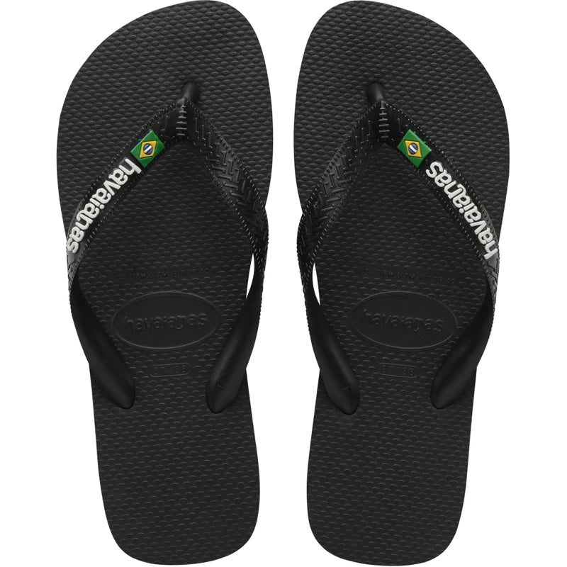 Havaianas Klip Klap - Brazil Logo Slippers i Sort