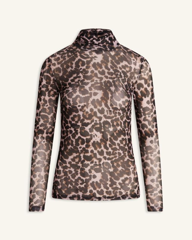 Love&Divine - Love788 Mesh Bluse i Rose/Leo