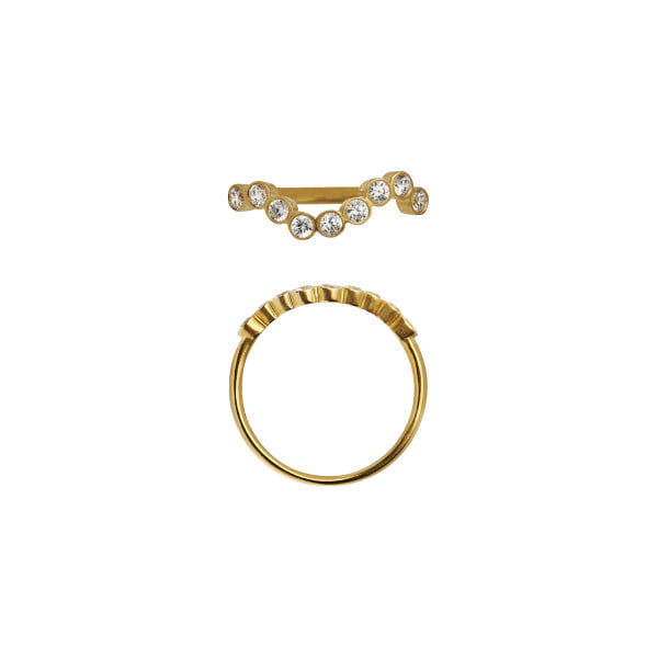 Stine A Fingerring - Midnight Sparkling Ring